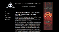 Desktop Screenshot of necromancers-online.com